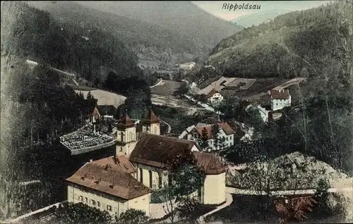 Ak Bad Rippoldsau Schapbach im Schwarzwald, Teilansicht