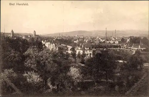 Ak Bad Hersfeld in Hessen, Totalansicht