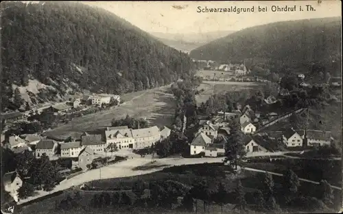 Ak Ohrdruf in Thüringen, Schwarzwaldgrund, Ort