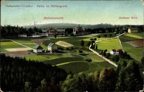 Ak Hohenstein Ernstthal in Sachsen, Bethlehemstift, Heiterer Blick