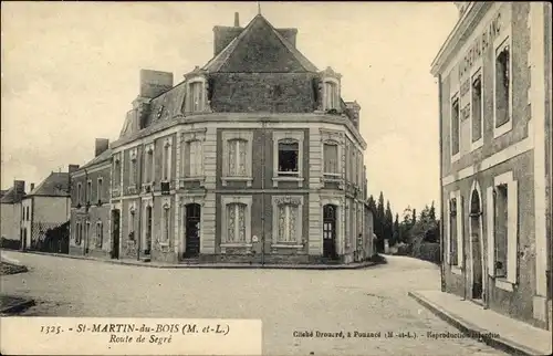 Ak Saint Martin du Bois Maine-et-Loire, Route de Segre