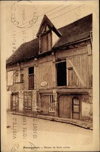 Ak Nonancourt Eure, Maison de Style ancien