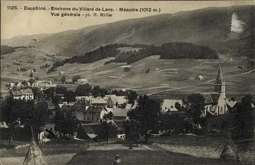 Ak Villard de Lans Isère, Meaudre, Vue generale