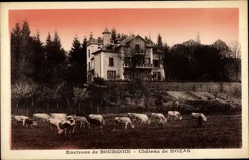 Ak Bourgoin Isère, Chateau de Mozas