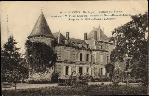 Ak Le Coux Dordogne, Chateau des Bretoux