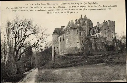 Ak Castelnaud Fayrac Dordogne, Le Chateau