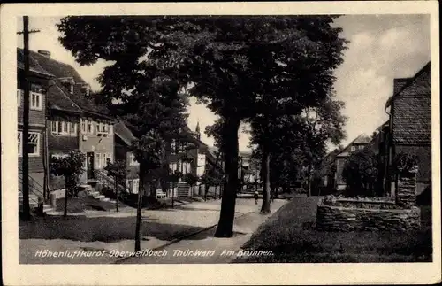 Ak Oberweißbach im Weißbachtal Thüringen, Am Brunnen