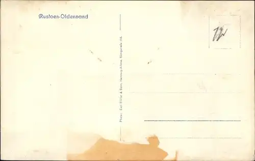 Ak Norwegen, Rustoen, Oldenvand