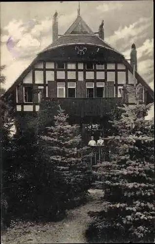 Ak Ochsensaal Dahlen Nordsachsen, Jagdhaus Siegfried