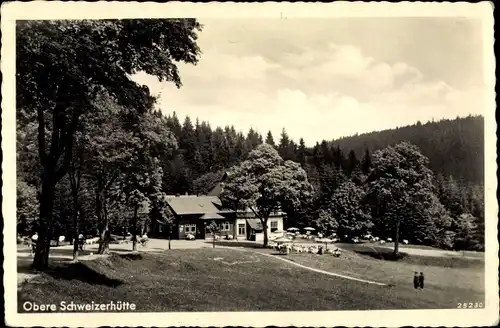 Ak Oberhof im Thüringer Wald, Obere Schweizerhütte