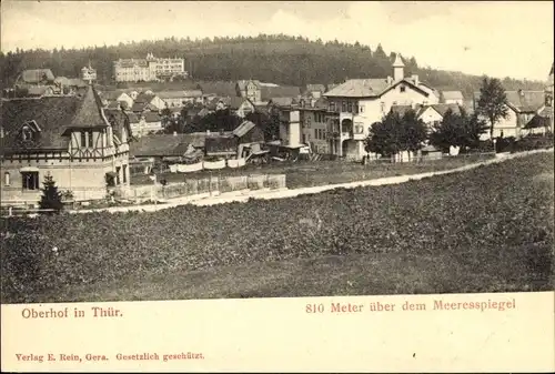 Ak Oberhof im Thüringer Wald, Teilansicht