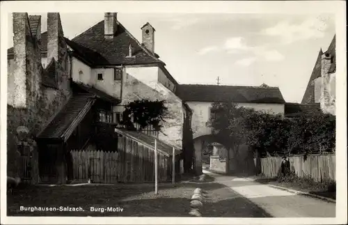 Ak Burghausen an der Salzach Bayern, Burgmotiv