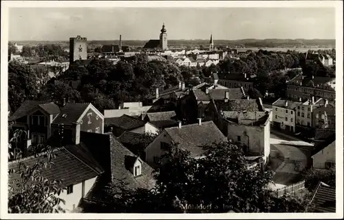 Litho Mühldorf am Inn Oberbayern, Ortsübersicht