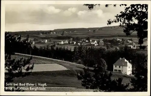 Ak Sohl Bad Elster im Vogtland, Blick auf Haus Bergfried