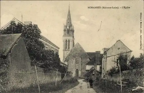 Ak Morannes Maine et Loire, L'Eglise