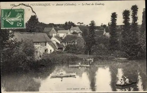 Ak Amaye Calvados, Le Pont de Coudray