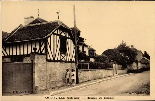 Ak Amfreville Calvados, Hameau du Moutier