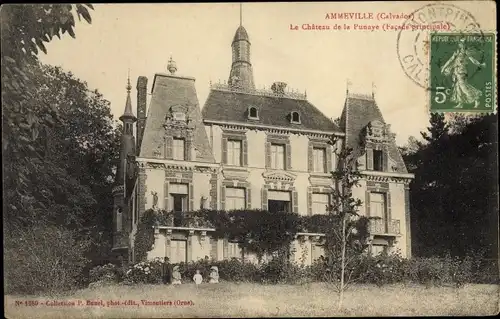 Ak Ammeville L'Oudon Calvados, Le Chateau de la Punaye