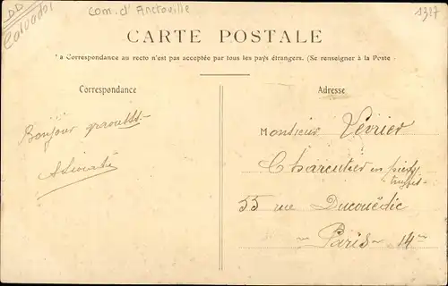 Ak Sermentot Anctoville Calvados, Pont d'Igny