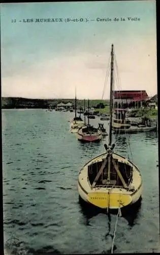 Ak Les Mureaux Yvelines, Cercle de la Voile