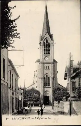 Ak Les Mureaux Yvelines, L'Eglise