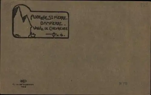 Künstler Ak Dampierre Yvelines, L'Yvette