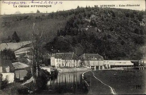 Ak Aubusson Creuse, Usine d'electricite