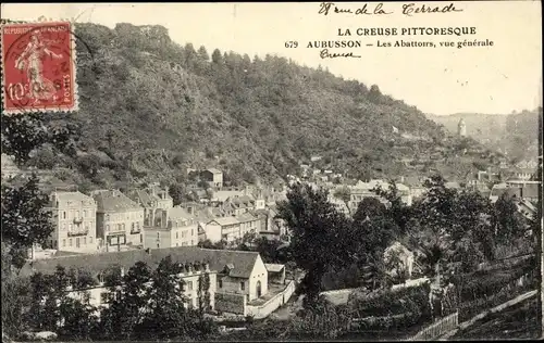 Ak Aubusson Creuse, Les Abattoirs, vue generale