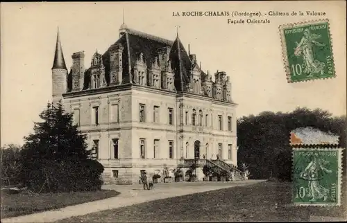 Ak La Roche Chalais Dordogne, Chateau de la Valouze