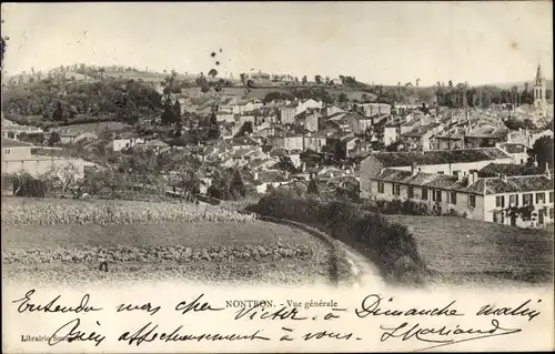 Ak Nontron Dordogne, Vue generale