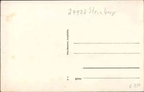 Ak Steinberghaff Steinberg Schleswig Holstein, Kindererholungsheim Steinberghaff