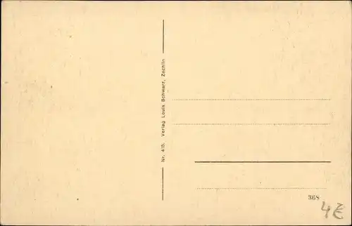 Ak Zechlin Rheinsberg in Brandenburg, Teilansicht