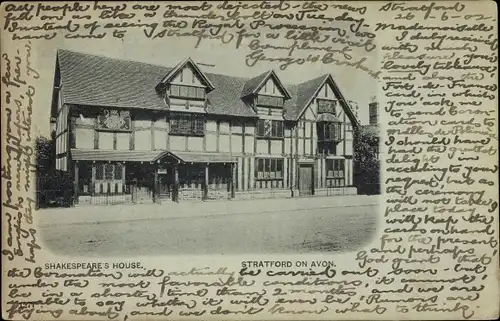 Ak Stratford on Avon West Midlands, Shakespeares House