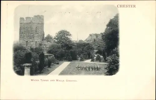 Ak Chester North West England, Water Tower, Walls