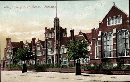 Ak Coventry West Midlands England, King Henry VIII School