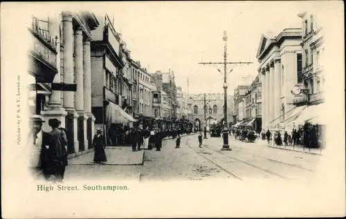 Ak Southampton South East England, High Street