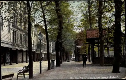 Ak Tunbridge Wells Kent, The Pontiles Promenade