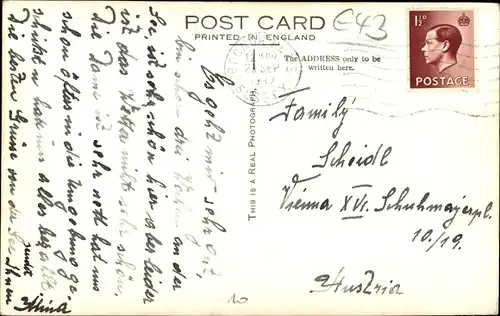 Ak Middleton on Sea South East England, Sea Lane, The Main Road, Sands