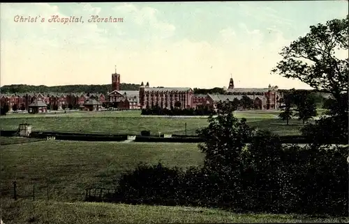 Ak Horsham West Sussex, Christs Hospital, General View