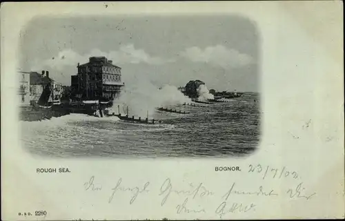 Ak Bersted Bognor Regis South East England, Rough Sea
