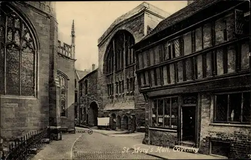 Ak Coventry West Midlands England, St Marys Hall, Street View