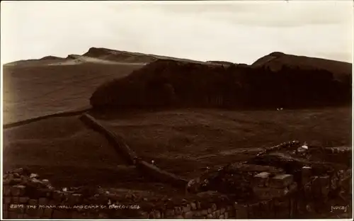 Ak North East England, The Roman Camp of Borcovicus and Roman Wall