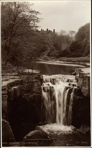 Ak Jesmond Dene Newcastle upon Tyne North East England, Waterfall