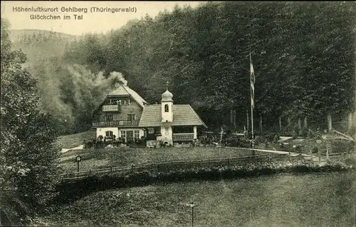 Ak Gehlberg in Thüringen, Glöckchen im Tal, Waldpartie