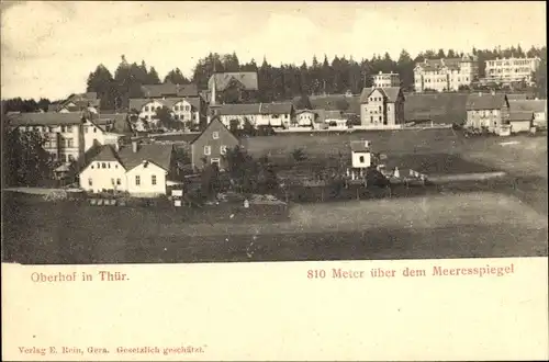 Ak Oberhof Thüringer Wald, Teilansicht