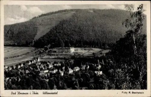 Ak Ilmenau in Thüringen, Villenviertel, Wald
