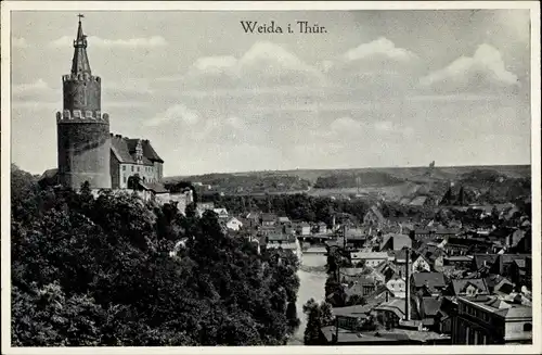 Ak Weida in Thüringen, Stadtbild