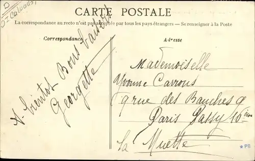 Ak Arromanches Calvados, Rue de Bayeux, Les trois chalets