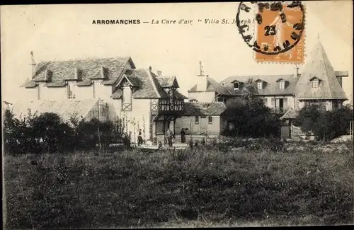 Ak Arromanches Calvados, La Cure d'air, Villa Saint Joseph