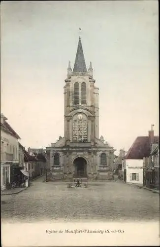 Ak Montfort l'Amaury Yvelines, L'Eglise